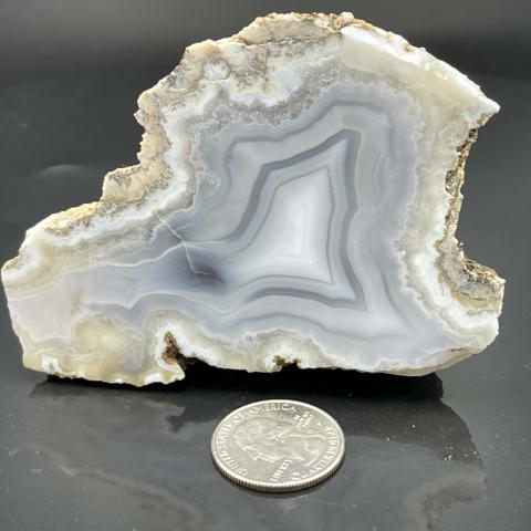 One Half Luna Fortified Agate SPECIMEN